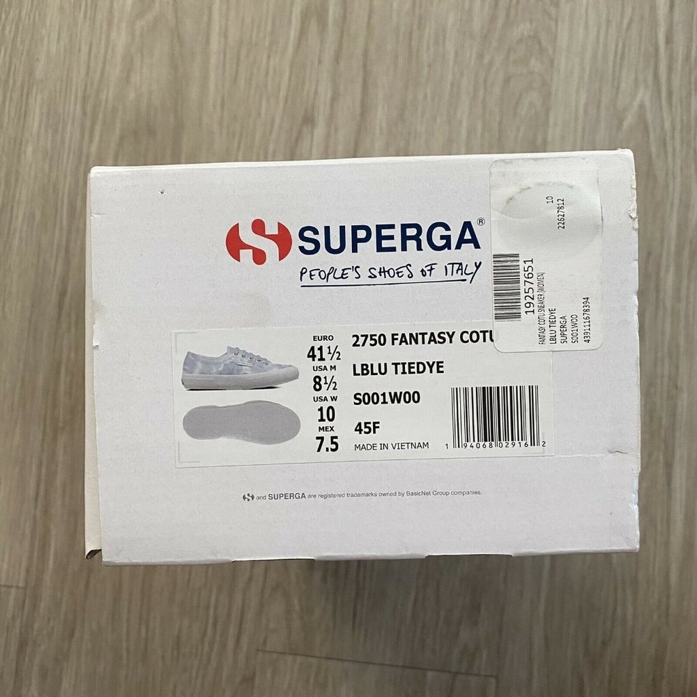 Superga Size 10 Sneakers 2750 Fantasy Cotu Tie Dye - Picture 2 of 12